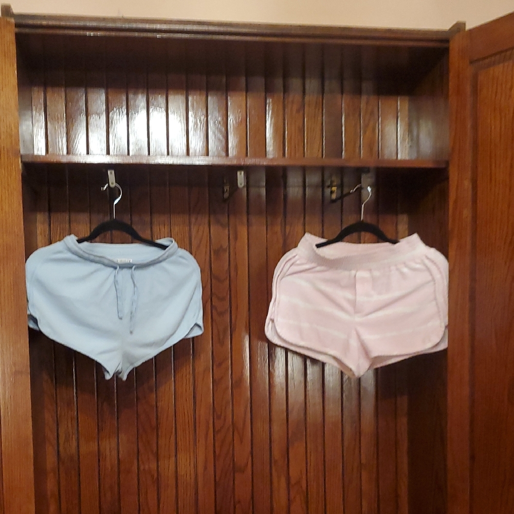 3 For $18 ZARA Stylish Women's Blue Size Medium and Pink Size Small Shorts
